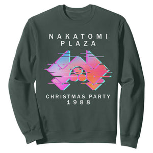 Christmas Nakatomi Plaza Sweatshirt Xmas Party 2024 Ugly Gift TS10 Dark Forest Green Print Your Wear