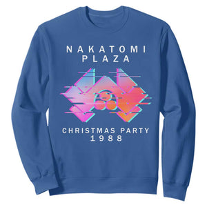 Christmas Nakatomi Plaza Sweatshirt Xmas Party 2024 Ugly Gift TS10 Royal Blue Print Your Wear