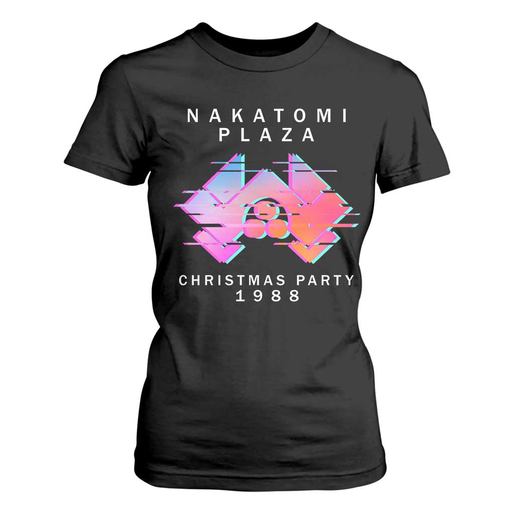 Christmas Nakatomi Plaza T Shirt For Women Xmas Party 2024 Ugly Gift TS10 Black Print Your Wear