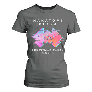 Christmas Nakatomi Plaza T Shirt For Women Xmas Party 2024 Ugly Gift TS10 Dark Heather Print Your Wear