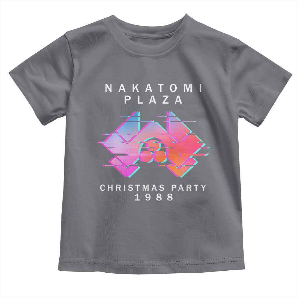 Christmas Nakatomi Plaza Toddler T Shirt Xmas Party 2024 Ugly Gift TS10 Charcoal Print Your Wear