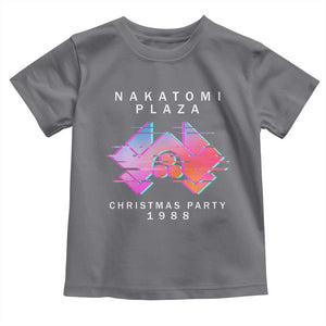 Christmas Nakatomi Plaza Toddler T Shirt Xmas Party 2024 Ugly Gift TS10 Charcoal Print Your Wear