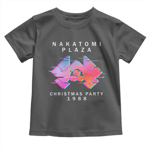 Christmas Nakatomi Plaza Toddler T Shirt Xmas Party 2024 Ugly Gift TS10 Dark Heather Print Your Wear