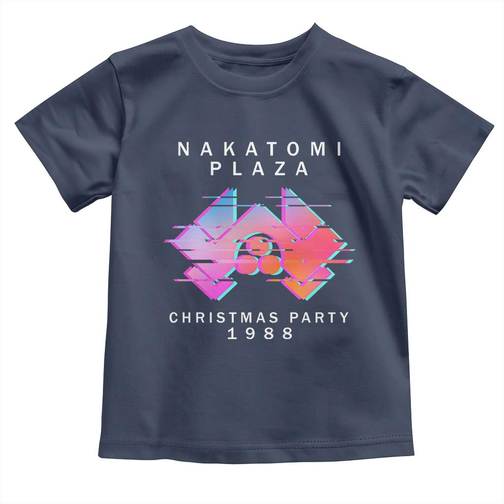 Christmas Nakatomi Plaza Toddler T Shirt Xmas Party 2024 Ugly Gift TS10 Navy Print Your Wear