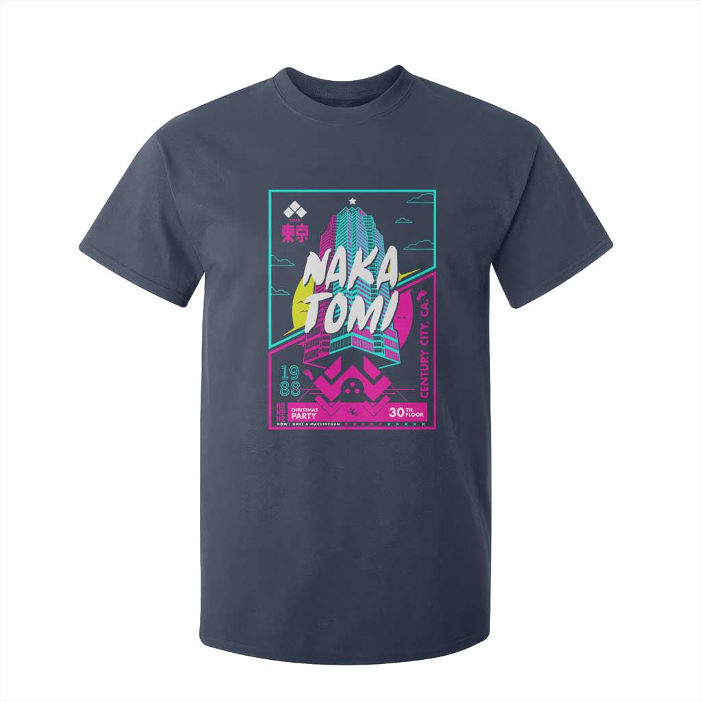 Nakatomi Plaza T Shirt For Kid Party 1988 Christmas Jumper Xmas Funny 80's Die Movie Bruce TS10 Navy Print Your Wear