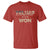 Trump Won 2024 T Shirt Retro 45 47 Vintage American Flag TS10 Red Print Your Wear