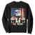 Trump Won 2024 Sweatshirt Middle Finger 45 47Th President Usa Flag TS10 Black Print Your Wear