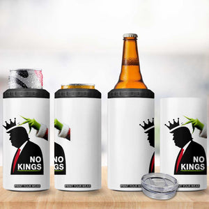 Funny Christmas No Kings in America 4 in 1 Can Cooler Tumbler TS10 Print Your Wear