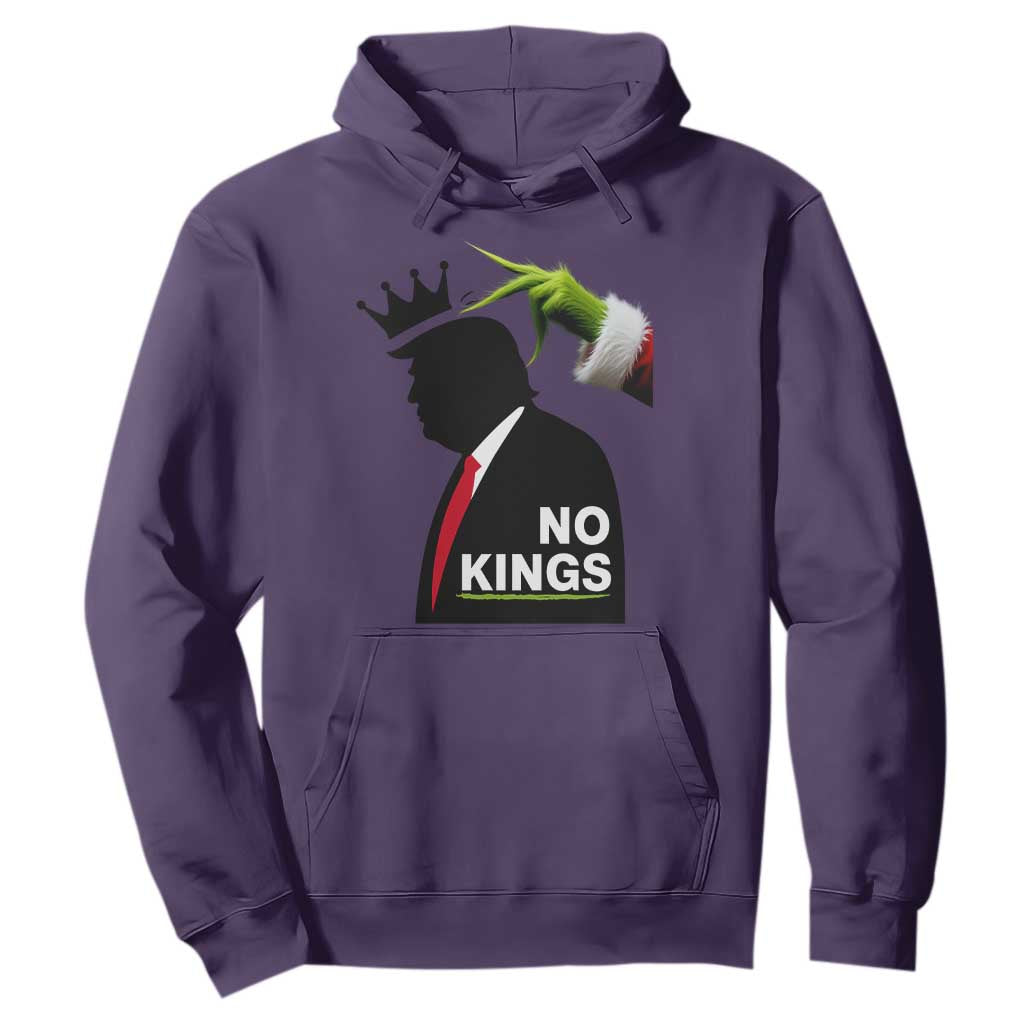 Funny Christmas No Kings in America Hoodie TS10 Purple Print Your Wear