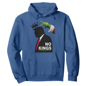 Funny Christmas No Kings in America Hoodie TS10 Royal Blue Print Your Wear