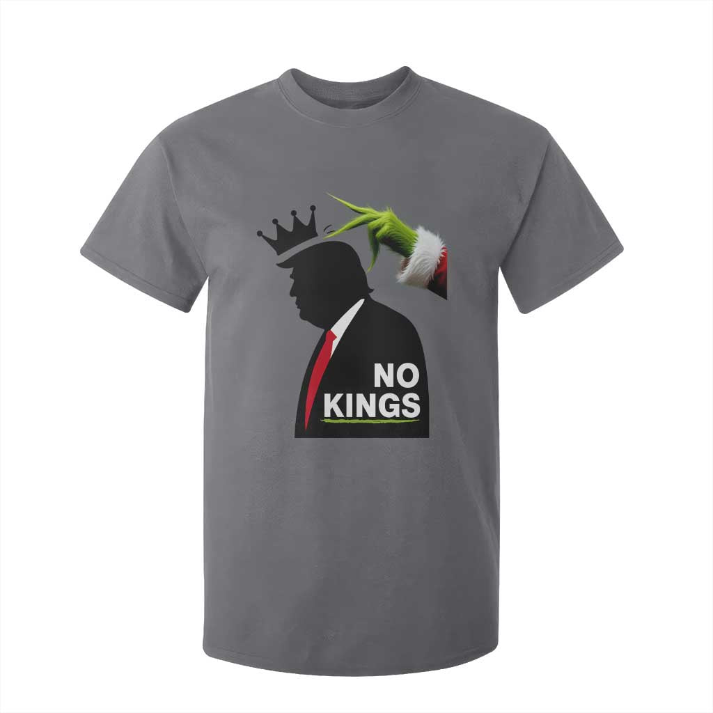 Funny Christmas No Kings in America T Shirt For Kid - Print Your Wear