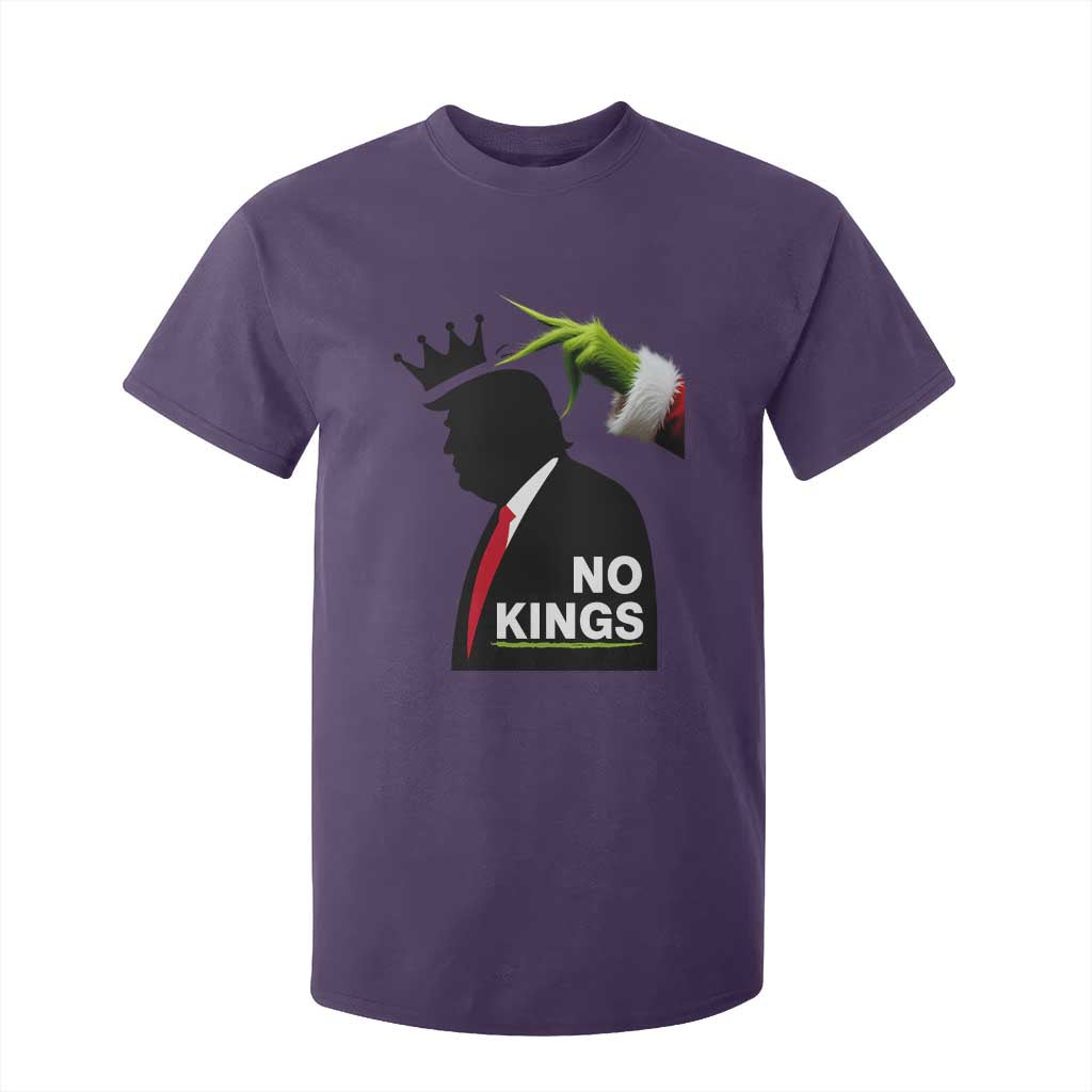 Funny Christmas No Kings in America T Shirt For Kid - Print Your Wear