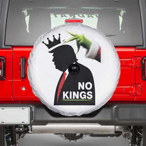 Funny Christmas No Kings in America Spare Tire Cover TS10 White Print Your Wear