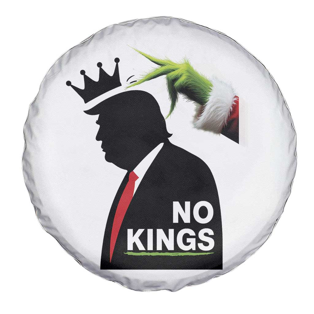Funny Christmas No Kings in America Spare Tire Cover TS10 Print Your Wear