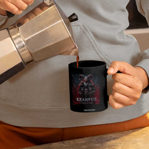 Krampus Is Coming To Town Coffee Mug Gothic Dark Xmas Gift Horror Holiday TS10 Print Your Wear