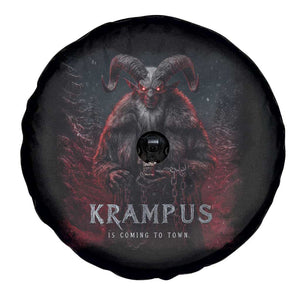 Krampus Is Coming To Town Spare Tire Cover Gothic Dark Xmas Gift Horror Holiday TS10 Print Your Wear