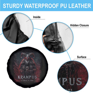 Krampus Is Coming To Town Spare Tire Cover Gothic Dark Xmas Gift Horror Holiday TS10 Print Your Wear