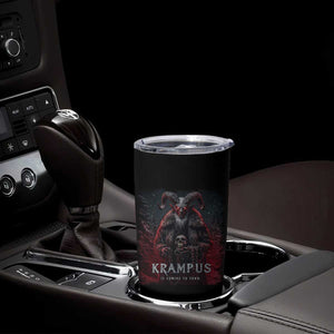 Krampus Is Coming To Town Tumbler Cup Gothic Dark Xmas Gift Horror Holiday TS10 Print Your Wear