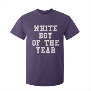 White Boy Of The Year T Shirt For Kid Funny Gift For Him TS10 Purple Print Your Wear