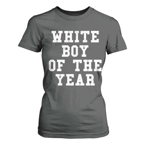 White Boy Of The Year T Shirt For Women Funny Gift For Him TS10 Dark Heather Print Your Wear