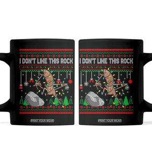 Christmas Marcus The Worm Meme Coffee Mug I Dont Like This Rock Brainrot Funny Ugly Xmas TS10 Black Print Your Wear