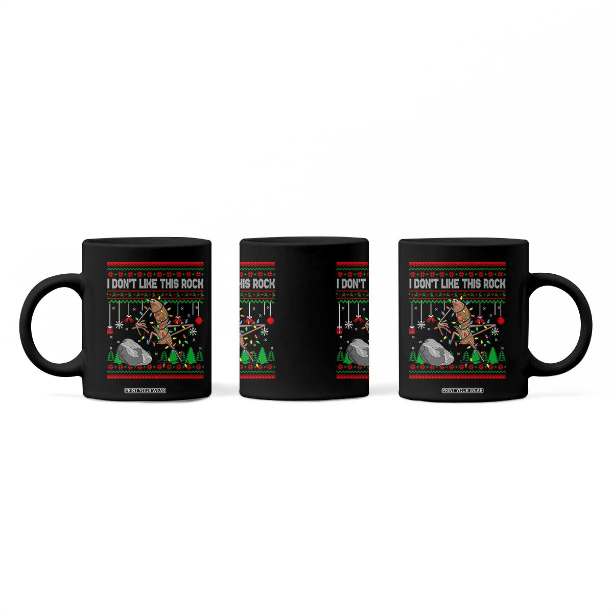 Christmas Marcus The Worm Meme Coffee Mug I Dont Like This Rock Brainrot Funny Ugly Xmas TS10 Print Your Wear