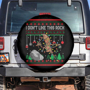 Christmas Marcus The Worm Meme Spare Tire Cover I Dont Like This Rock Brainrot Funny Ugly Xmas TS10 No hole Black Print Your Wear