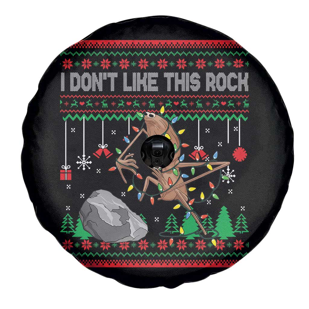 Christmas Marcus The Worm Meme Spare Tire Cover I Dont Like This Rock Brainrot Funny Ugly Xmas TS10 Print Your Wear