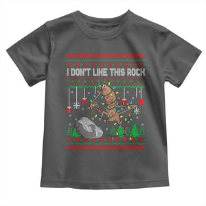 Christmas Marcus The Worm Meme Toddler T Shirt I Dont Like This Rock Brainrot Funny Ugly Xmas TS10 Dark Heather Print Your Wear