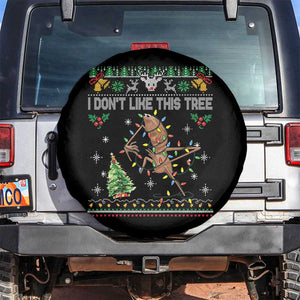 Marcus The Worm Christmas Meme Spare Tire Cover I Dont Like This Tree Brainrot Funny Ugly Xmas TS10 No hole Black Print Your Wear