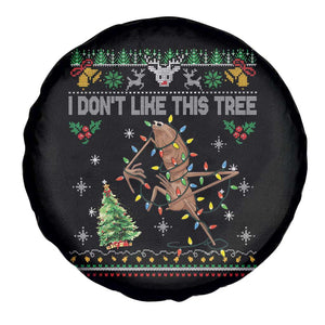 Marcus The Worm Christmas Meme Spare Tire Cover I Dont Like This Tree Brainrot Funny Ugly Xmas TS10 Print Your Wear