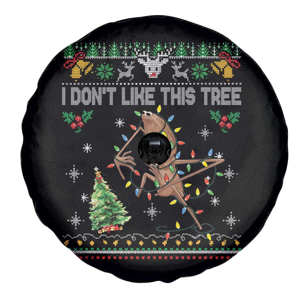 Marcus The Worm Christmas Meme Spare Tire Cover I Dont Like This Tree Brainrot Funny Ugly Xmas TS10 Print Your Wear