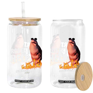 Marcus The Worm Glass Can Funny Brainrot Meme Robert Help TS10 Print Your Wear