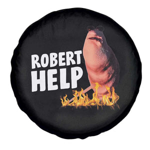 Marcus The Worm Spare Tire Cover Funny Brainrot Meme Robert Help TS10 Print Your Wear