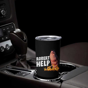 Marcus The Worm Tumbler Cup Funny Brainrot Meme Robert Help TS10 Print Your Wear