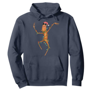 Marcus The Worm Christmas Hoodie Internet Weirdcore Brainrot Humor TS10 Navy Print Your Wear
