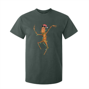 Marcus The Worm Christmas T Shirt For Kid Internet Weirdcore Brainrot Humor TS10 Dark Forest Green Print Your Wear