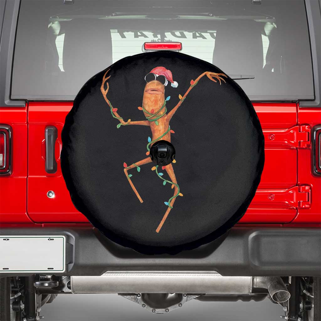 Marcus The Worm Christmas Spare Tire Cover Internet Weirdcore Brainrot Humor TS10 Black Print Your Wear