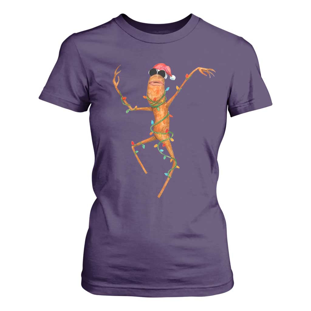 Marcus The Worm Christmas T Shirt For Women Internet Weirdcore Brainrot Humor TS10 Purple Print Your Wear