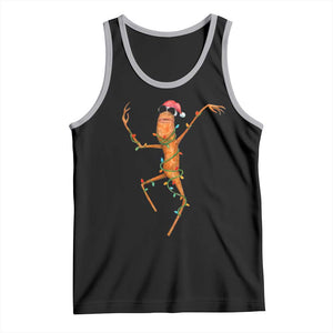 Marcus The Worm Christmas Tank Top Internet Weirdcore Brainrot Humor TS10 Black Athletic Heather Print Your Wear