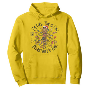 Marcus The Worm Christmas Meme Hoodie I'm Fine Everything is Fine TS10 Daisy Print Your Wear