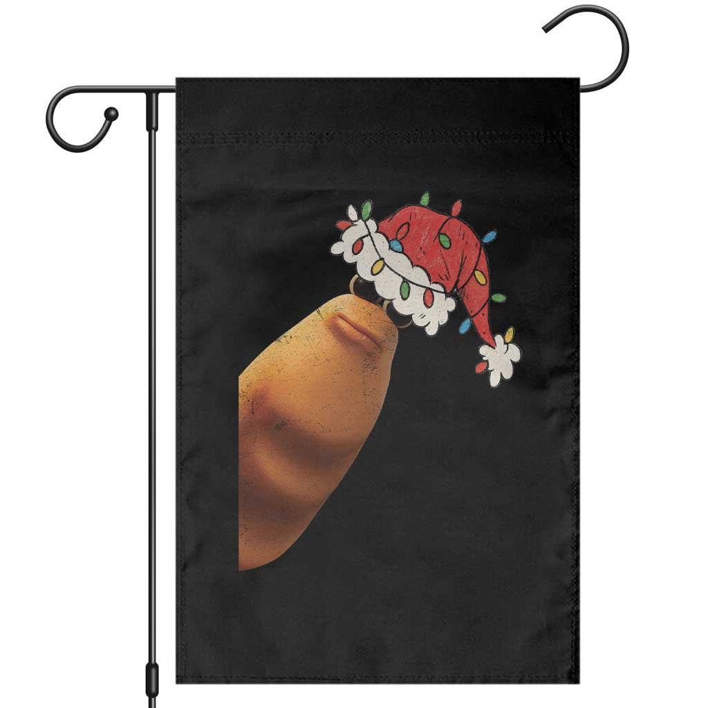 Marcus The Worm Christmas Garden Flag Funny Internet Brainrot Meme TS10 Black Print Your Wear
