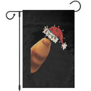 Marcus The Worm Christmas Garden Flag Funny Internet Brainrot Meme TS10 Black Print Your Wear