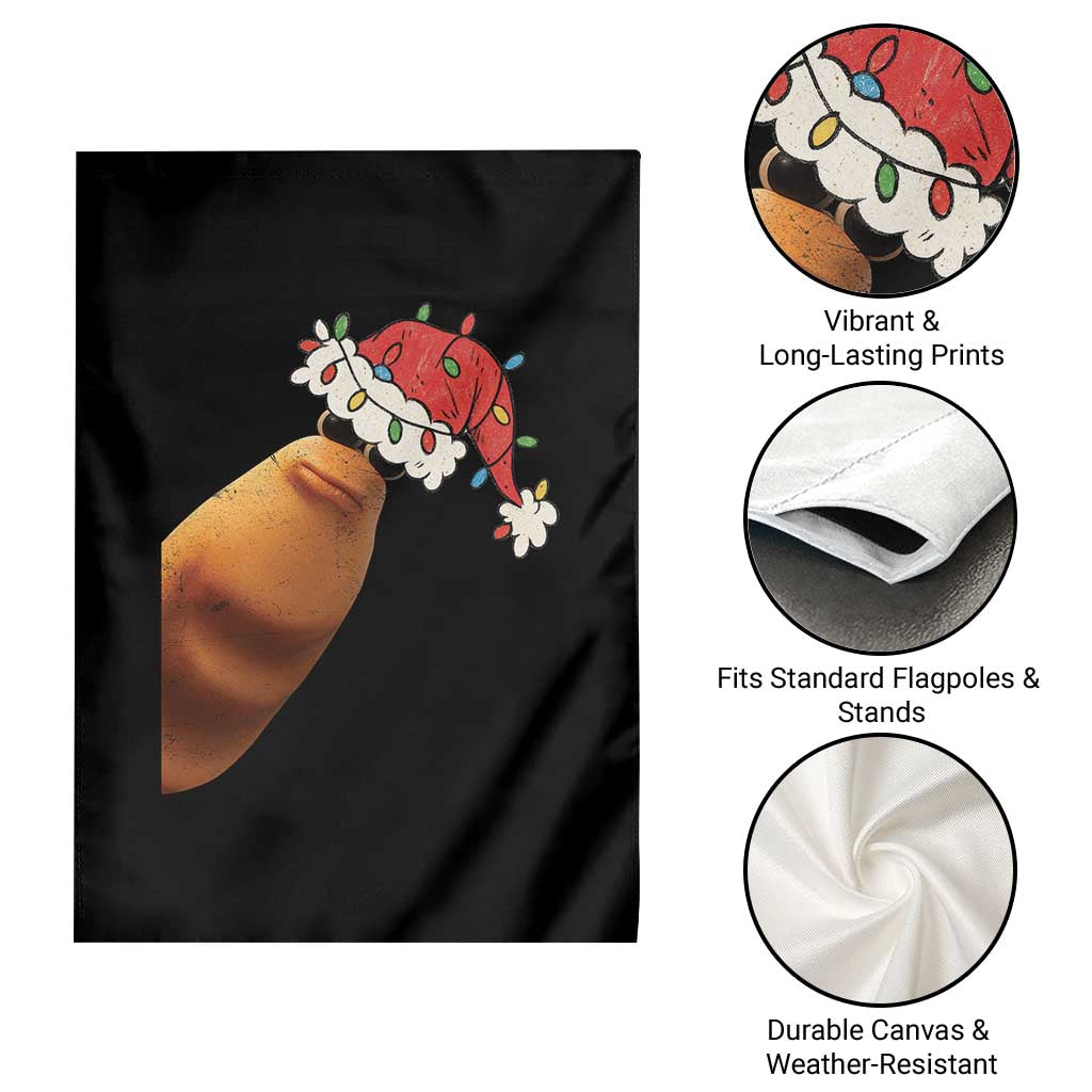 Marcus The Worm Christmas Garden Flag Funny Internet Brainrot Meme TS10 Print Your Wear