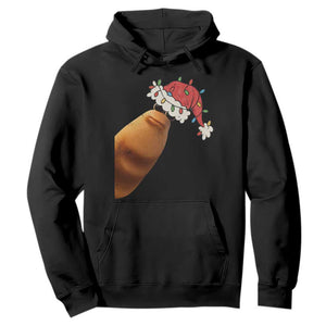 Marcus The Worm Christmas Hoodie Funny Internet Brainrot Meme TS10 Black Print Your Wear