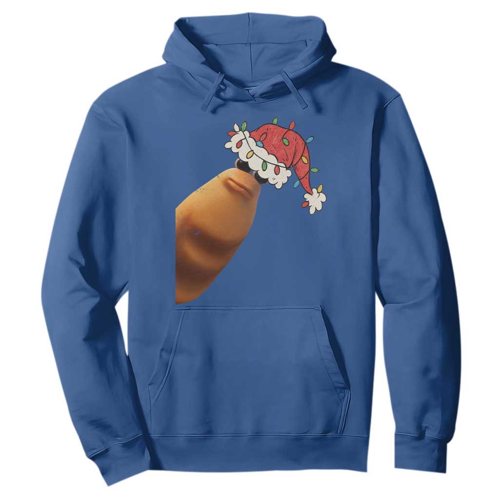 Marcus The Worm Christmas Hoodie Funny Internet Brainrot Meme TS10 Royal Blue Print Your Wear