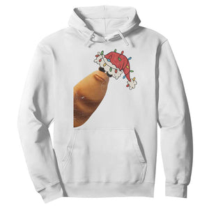 Marcus The Worm Christmas Hoodie Funny Internet Brainrot Meme TS10 White Print Your Wear
