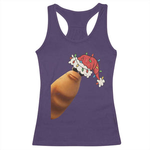 Marcus The Worm Christmas Racerback Tank Top Funny Internet Brainrot Meme TS10 Purple Print Your Wear