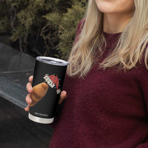 Marcus The Worm Christmas Tumbler Cup Funny Internet Brainrot Meme TS10 Print Your Wear