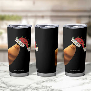 Marcus The Worm Christmas Tumbler Cup Funny Internet Brainrot Meme TS10 Print Your Wear